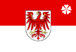 Flag federal state - Brandenburg