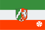 Flagge Bundesland - Nordrhein Westfalen