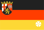 Flag federal state - Rhineland-Palatinate