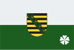 Flag federal state - Saxony