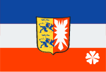 Flagge Bundesland - Schleswig Holstein